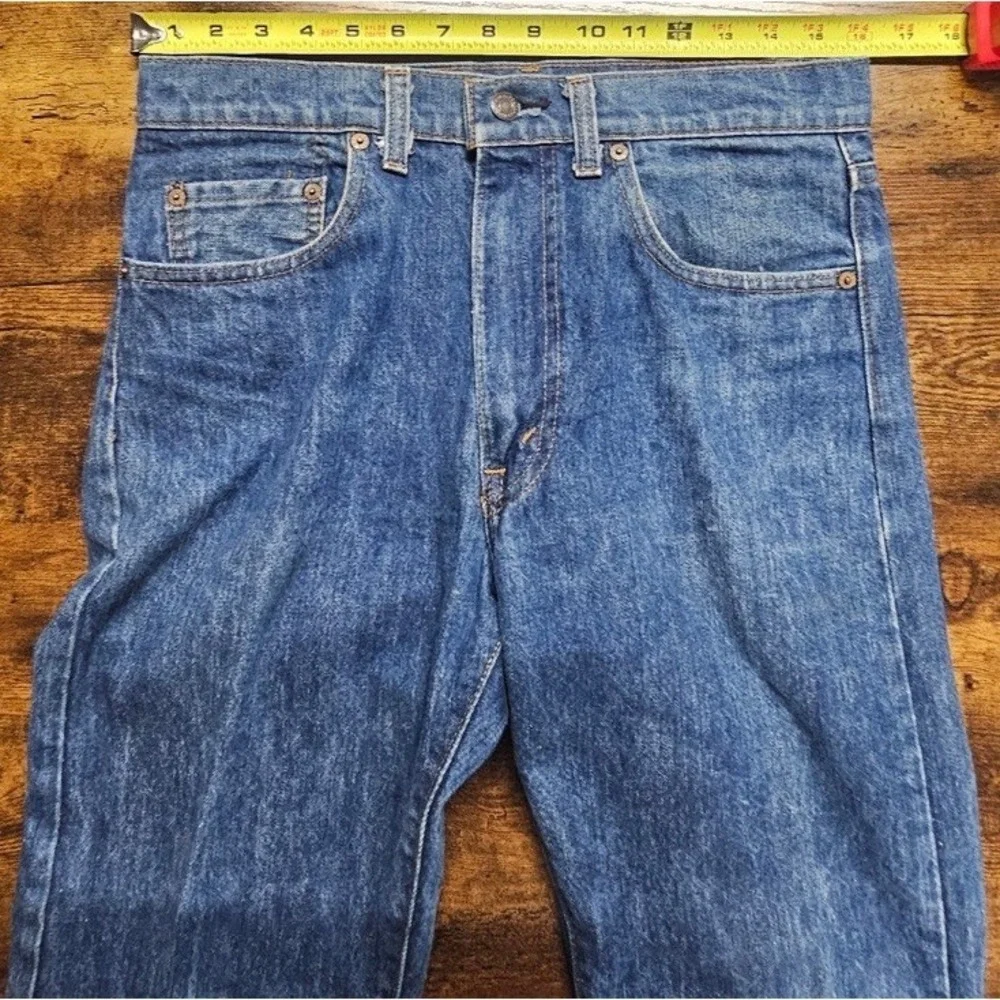 Vintage 80s Levi's 505 0217 Red Tab Denim Jeans Regular Straight Leg Men's 32x27